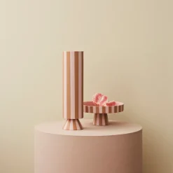 OYOY Fuente de servir Toppu Ø20 cm, Caramel-rose Rosa
