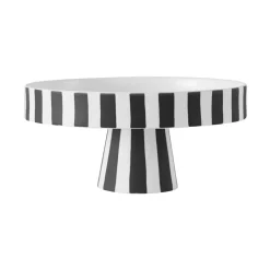 OYOY Fuente de servir Toppu Ø20 cm, negro-blanco Multi Clearance