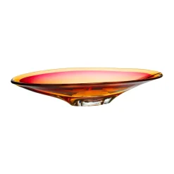 Kosta Boda Cuencos Decorativos<Fuente de servir Vision Ø52,5 cm, Rosa-ámbar RosaNaranja