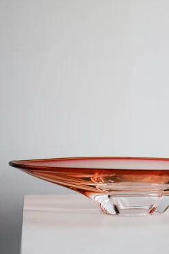 Kosta Boda Cuencos Decorativos<Fuente de servir Vision Ø52,5 cm, Rosa-ámbar RosaNaranja