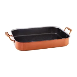 Hâws Fuentes De Horno<Fuente para horno con recubrimiento hybrid coating Santo oro rosa, 31x25 cm NaranjaPlateadoNegro