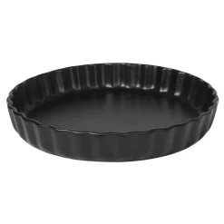 Broste Copenhagen Fuente para horno redonda Vig , grande Negro Discount
