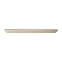 Bloomingville Fuente para servir Bea 8x35,5 cm, Natur Beige