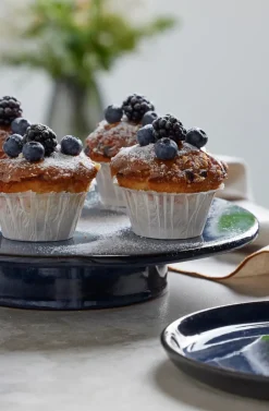 Bitz Platos Para Tarta|Bandejas Y Fuentes De Servir<Fuente para tartas con pie Ø30 cm, oscuro Azul