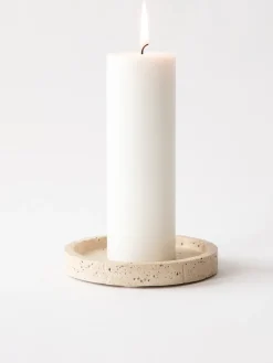 Tell Me More Fuente travertine, Ø15 cm Beige Clearance