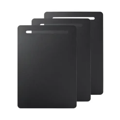 Fiskars Functional Form Set de 3 tablas de cortar, Negro New