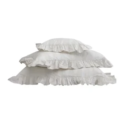 Mille Notti Funda de almohada Camicia Balza, , 50x90 cm Beige New