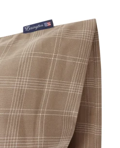 Lexington Fundas De Almohada<Funda de almohada Checked Pinpoint Oxford 50x60 cm, Brown Blanco