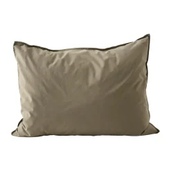 Tell Me More Funda de almohada de algodón , Olive, 50x60 cm Verde Online