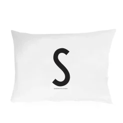 Design Letters Funda de almohada 70x50 cm, S Blanco Discount