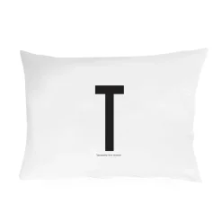 Design Letters Ropa De Cama Infantil|Fundas De Almohada<Funda de almohada 70x50 cm, T Blanco