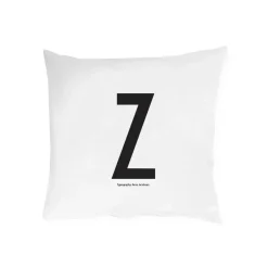 Design Letters Funda de almohada 63x60 cm, Z Blanco Outlet
