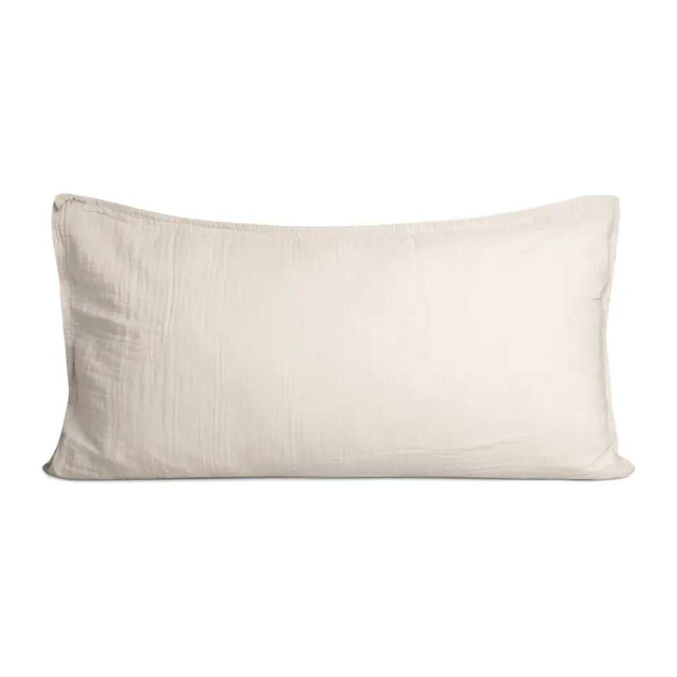 Garbo&Friends Fundas De Almohada|Ropa De Cama Infantil<Funda de almohada Eggshell Muslin, 50x90 cm Beige