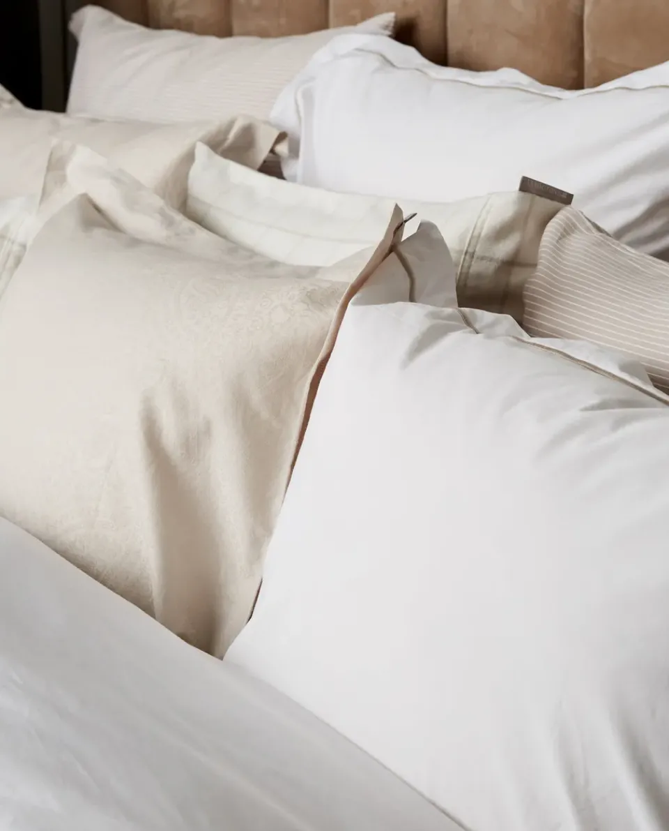 Lexington Fundas De Almohada<Funda de almohada Hotel Percale 65x65 cm, blanco-beige claro BlancoBeige