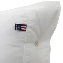 Lexington Funda de almohada Icons Poplin 50x60 cm, White Blanco Outlet