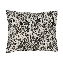 Moomin Arabia Ropa De Cama Infantil|Fundas De Almohada<Funda de almohada Mumin 50x60 cm, Lirio negro-blanco Multi
