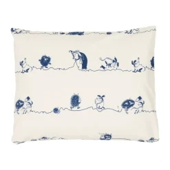 Moomin Arabia Funda de almohada Mumin 50x60 cm, Stinky AzulBlanco Outlet