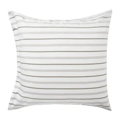 Lexington Fundas De Almohada<Funda de almohada Striped Cotton Poplin 65x65 cm, White Blanco
