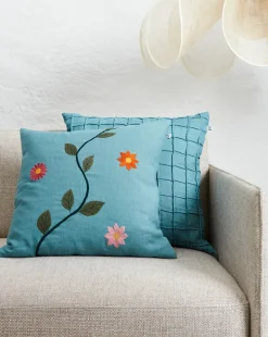 Chhatwal & Jonsson Fundas De Cojín<Funda de cojín Bloom 50x50 cm, Heaven Blue Azul