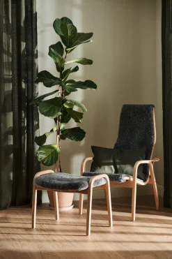 Scandi Living Funda de cojín de lino Calm 40x60 cm, Forest Green Verde Outlet