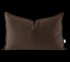 Scandi Living Fundas De Cojín<Funda de cojín de lino Calm 40x60 cm, Chocolate Brown Marrón