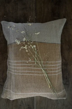 ERNST Fundas De Cojín<Funda de cojín tejido mixto de lino 40x60 cm, Caramelo-natural MarrónBeige