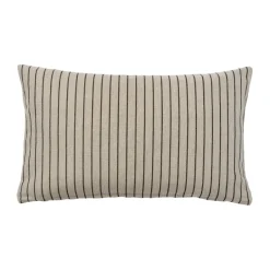 Broste Copenhagen Funda de cojín Karen, Light -black, 30x50 cm Beige Discount