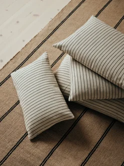 Broste Copenhagen Funda de cojín Karen, Light -black, 30x50 cm Beige Discount