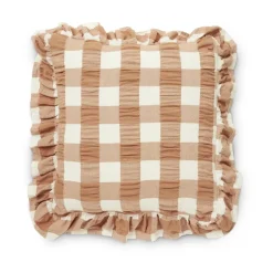 Boel & Jan Fundas De Cojín<Funda de cojín Kullavik 45x45 cm, Herrumbre-blanco MarrónBlanco