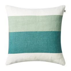 Chhatwal & Jonsson Funda de cojín Kumar 50x50 cm, Aqua-heaven blue Azul Best
