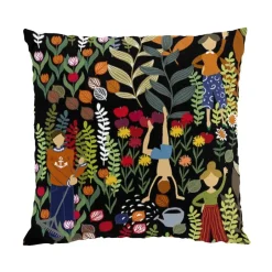 Arvidssons Textil Fundas De Cojín<Funda de cojín maderadgård 47x47 cm, negro- Multi