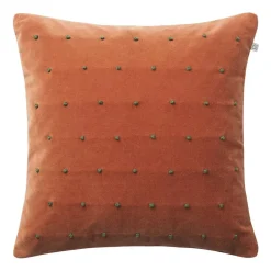 Chhatwal & Jonsson Funda de cojín Roma 50x50 cm, Terracotta-forest green VerdeMarrón Online
