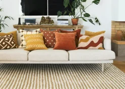 Chhatwal & Jonsson Funda de cojín Roma 50x50 cm, Terracotta-forest green VerdeMarrón Online