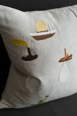 Fine Little Day Fundas De Cojín<Funda de cojín Sail With Me 48x48 cm, Gris