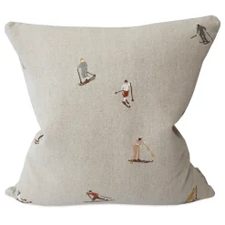 Fine Little Day Funda de cojín Skiers 48x48 cm, natural Beige Sale
