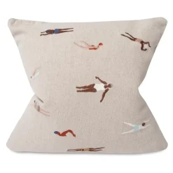 Fine Little Day Funda de cojín Swimmers 48x48 cm, Beige Online