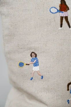 Fine Little Day Funda de cojín Tennis 48x48cm, Nature Beige Online