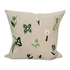 Fine Little Day Fundas De Cojín<Funda de cojín Tulip 48x48 cm, Nature-green BeigeVerde