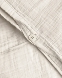 Garbo&Friends Funda nórdica Eggshell Muslin doble, 220x240 cm Beige Discount
