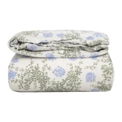 Garbo&Friends Funda nórdica Plumbago Muslin doble, 220x240 cm Azul Hot