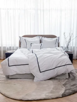 Mille Notti Funda nórdica Singolo EKO, oscuro, 150x210 cm Gris Outlet