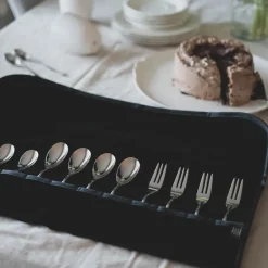 Hardanger Bestikk Funda para cubiertos de postre Hardanger, Negro