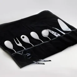 Hardanger Bestikk Funda para cubiertos de servicio Hardanger, Negro Best