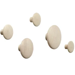 Muuto Colgadores Y Ganchos|Colgadores Y Ganchos<Gancho The Dots, fresno, pequeño BeigeMarrón