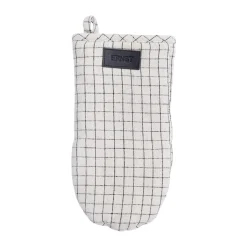 ERNST Guante de cocina a cuadros, Cuadros natural-negro BeigeNegro Sale