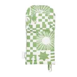 Moomin Arabia Guante de cocina Moomin Party 15x34 cm, Verde Multi Online