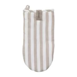 ERNST Manoplas De Horno Y Agarradores|Manoplas De Horno Y Agarradores<Guante de horno de rayas anchas, Beige-blanco a rayas BeigeBlanco