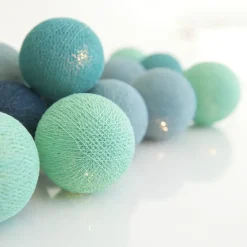 Irislights Lámparas Infantiles|Guirnaldas De Luces E Iluminación Decorativa<Guirnalda de luces Cool Mint, 20 bolas AzulGrisVerde