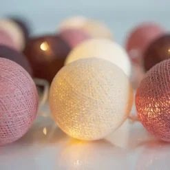Irislights Guirnalda de luces Dusty Pink, 35 bolas BeigePúrpuraBlanco Sale