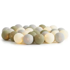 Irislights Guirnalda de luces Garden, 35 bolas GrisVerdeBlanco Clearance